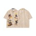Towel Embroidered Cat Short Sleeve