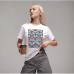 Round neck short sleeved top