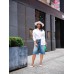 Simple Washed Straight-Leg Five-Pocket Denim Pants