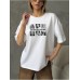 Round neck short sleeved top for women