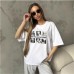 Round neck short sleeved top for women