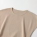 Sleeveless round neck side hollowed out decorative top