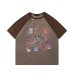 Cute Pet Band Printed Short Sleeves