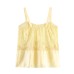 Spicy Girl Silk Texture Lace Decorative Top