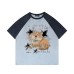 Funny Eyes Orange Cat Short Sleeve Funny Eyes Orange Cat Short Sleeve
