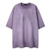 Plain washed old short sleeves