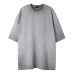 Plain washed old short sleeves