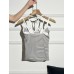 Halter Neck Backless Crochet Top for Women with Built-in Pads