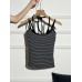 Halter Neck Backless Crochet Top for Women with Built-in Pads