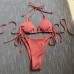 Sexy Three-Piece Bikini Swimwear for Women,Hot Bathing Suit, Separated Bikini