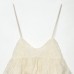 Spicy Girl Hollow Embroidered Bubble Short Top