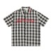 Embroidered short sleeves with letters