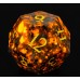 New Dungeons Dragons Board Game 7-Piece Set Dice DND RPG D6 D20 Natural Flame Stone