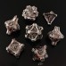 Geometric Mechanical Metal Solid Dice 7-Piece Set DND Dungeons & Dragons Polyhedral Dice TRPG Board Game Accessories Geometric Mechanical Metal Solid Dice 7-Piece Set DND Dungeons & Dragons Polyhedral Dice TRPG Board Game Accessories