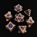 Geometric Mechanical Metal Solid Dice 7-Piece Set DND Dungeons & Dragons Polyhedral Dice TRPG Board Game Accessories Geometric Mechanical Metal Solid Dice 7-Piece Set DND Dungeons & Dragons Polyhedral Dice TRPG Board Game Accessories