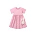 Cute Girls' Dress Summer New Design Pure Cotton Cartoon Children's Dress