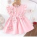 Flower Flying Sleeve Dress