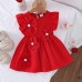 Flower Flying Sleeve Dress