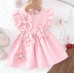 Flower Flying Sleeve Dress