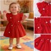 Flower Flying Sleeve Dress