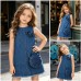 Cute Sleeveless Dress and Bag Set for Girls, Summer Fashion Two-Piece Outfit