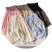 Casual Loose Wide-Leg Shorts for Girls Cotton and Linen, Breathable, Summer Kids Pants, Candy Colors, Versatile