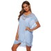 Cropped Women's V-Neck Hand-Crocheted Patchwork Cover-Up