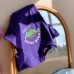 Children's Summer Boy Dinosaur Excavator Print Short Sleeve T-Shirt, Girl Stylish Half Sleeve Baby Cotton T-Shirt