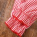 Girls' loose suit with floppy collar and wooden ear flaps