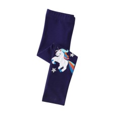 Cute Girls' Stretchy Skinny Leggings Casual Wear, All-Match Bottoms for Kids