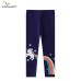 Cute Girls' Stretchy Skinny Leggings Casual Wear, All-Match Bottoms for Kids
