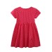 Floral Print Short Sleeve Princess A-Line Children's Dress