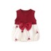 Round neck sleeveless dress