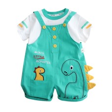 Dinosaur overalls set