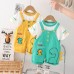 Dinosaur overalls set