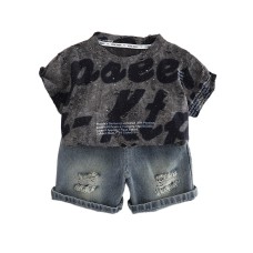 English glitter short sleeved set