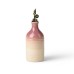 European Retro Green Ceramic Olive Oil Bottle with Stainless Steel Spout – Vintage Kitchen Storage & Seasoning Dispenser