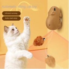 Pet Smart Toy Capybara Elevating Cat Ball, Automatic Sensing Interactive Cat Toy for Self-Entertainment and Mental Stimulation