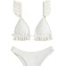 Jumpsuit bikini three piece swimsuit anti roll beach pants swimsuit