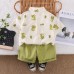 Dinosaur shirt short sleeved set