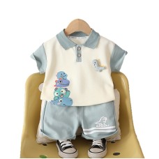 Dinosaur short sleeved two-piece set