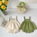 Cute Summer New Baby Girl Two-Piece Set with Strap Shorts and Sleeveless Lace Blouse, Fresh and Simple Style for Toddlers