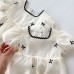 Cute Baby Girls' Matching Outfits with Bowknot Puff Sleeve Romper and Tulle Dress, Summer Princess Dress for Toddlers Cute Baby Girls' Matching Outfits with Bowknot Puff Sleeve Romper and Tulle Dress, Summer Princess Dress for Toddlers