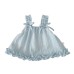 Cute Butterfly Bow Sleeveless Blouse for Girls, Thin Floral Lace Princess Style Top Cute Butterfly Bow Sleeveless Blouse for Girls, Thin Floral Lace Princess Style Top