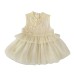 Cute Girl Summer Dress for Baby Girl,Embroidered Knot Lace Bloom Dress, Sister Matching Outfit