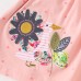 Embroidered round neck short sleeved dress Embroidered round neck short sleeved dress