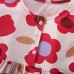Flower patterned short sleeved dress