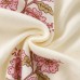 Flower pattern round neck short sleeved dress