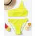 Crop Top Sexy Bikini One-Piece Swimsuit
