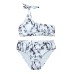 Crop Top Sexy Bikini One-Piece Swimsuit